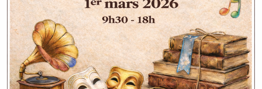 Brocante culturelle le dimanche 1er mars 2026